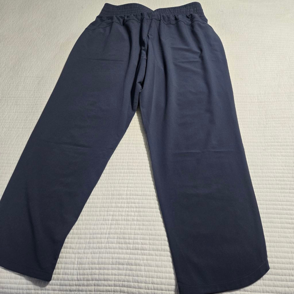 Women's SPANX Dark Storm Blue Casual Fridays Sweat Wicking Joggers L - Picture 3 of 12